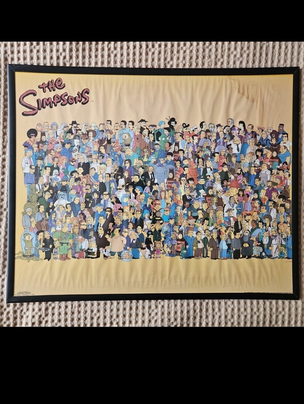 2000s Simpsons Full Cast Poster